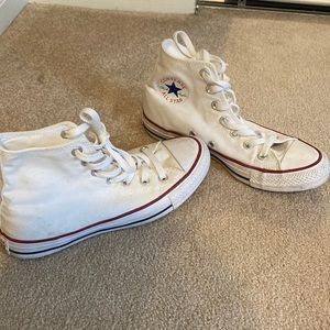 White high top converse